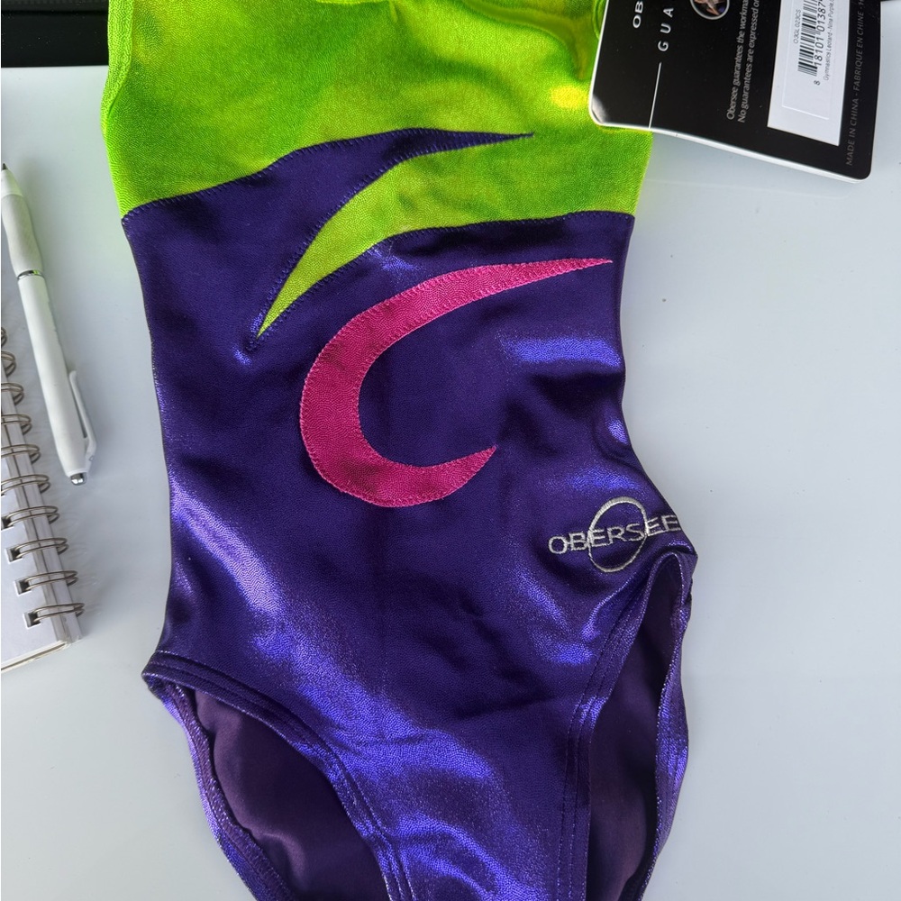 Kids Bodysuit in Purple and Green